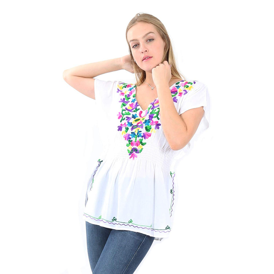 Village Venture- Blusa Casual Bordada 20109K