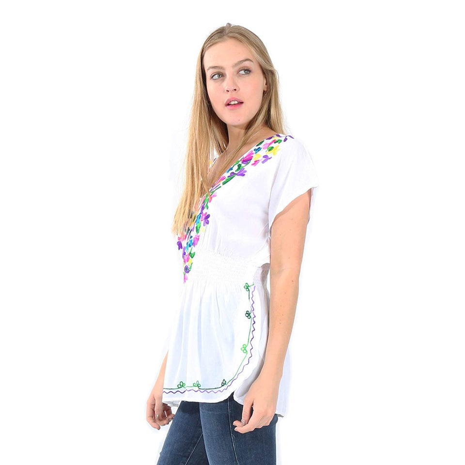 Village Venture- Blusa Casual Bordada 20109K
