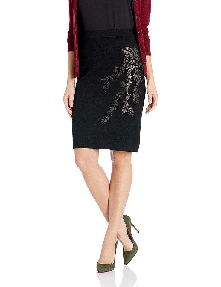 Calvin Klein Falda Bordada para Mujer