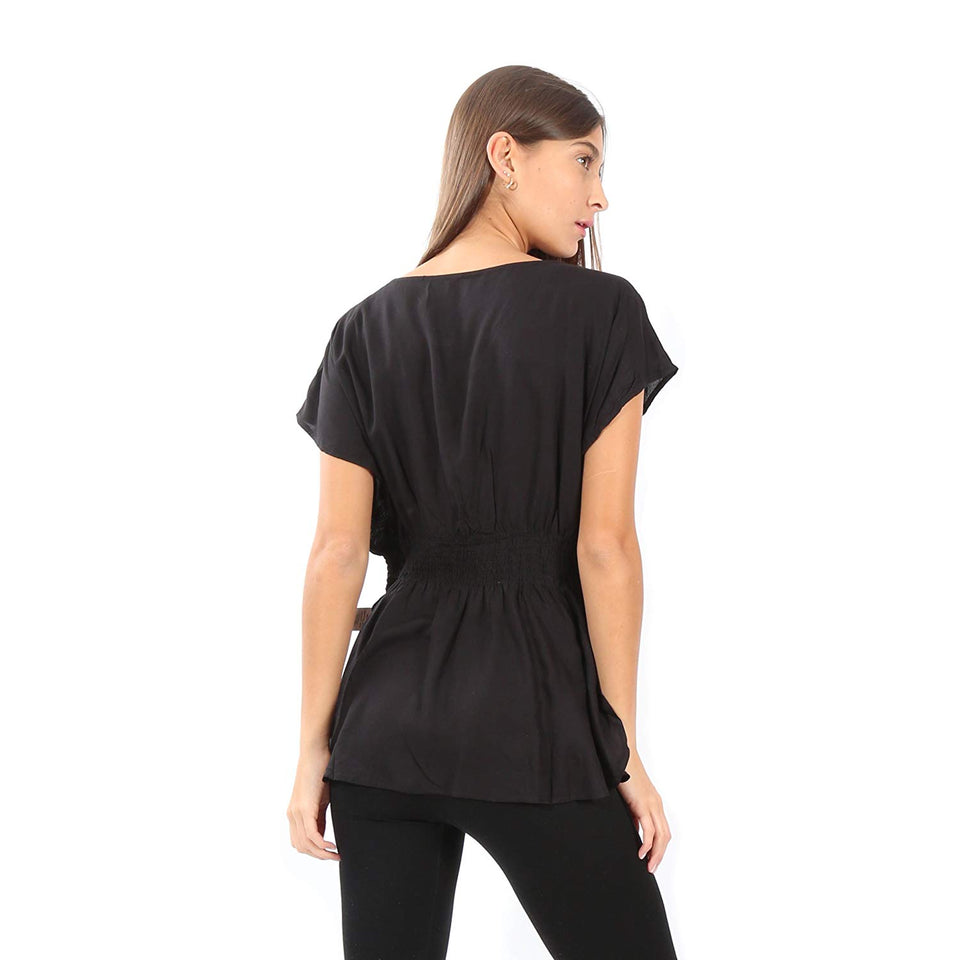 Village Venture- Blusa Casual Bordada 20109K