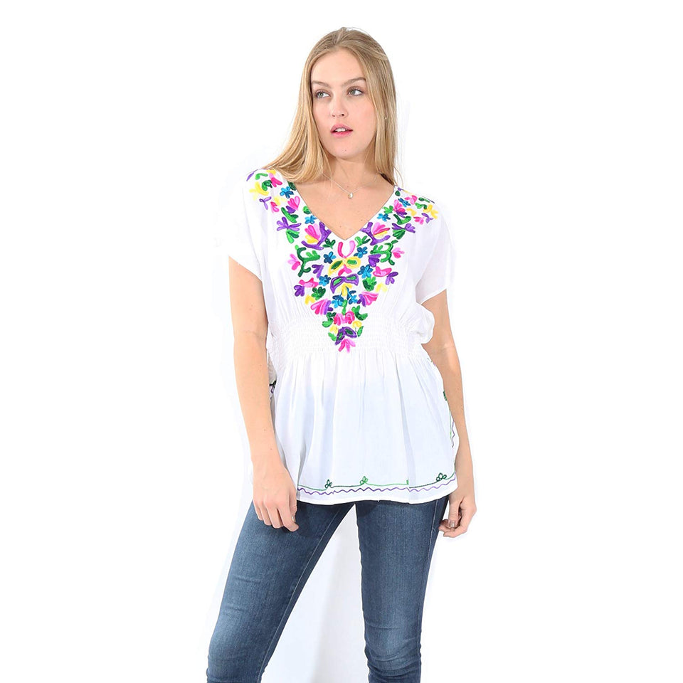 Village Venture- Blusa Casual Bordada 20109K