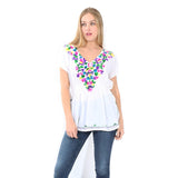 Village Venture- Blusa Casual Bordada 20109K