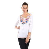 Village Venture- Blusa Casual Bordada 20166