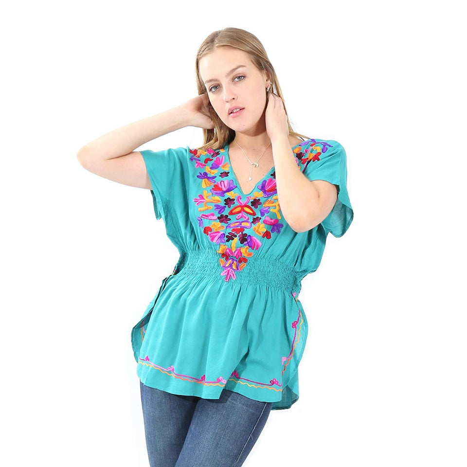 Village Venture- Blusa Casual Bordada 20109K