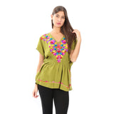 Village Venture- Blusa Casual Bordada 20109K
