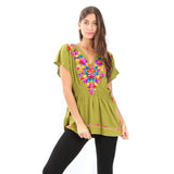 Village Venture- Blusa Casual Bordada 20109K