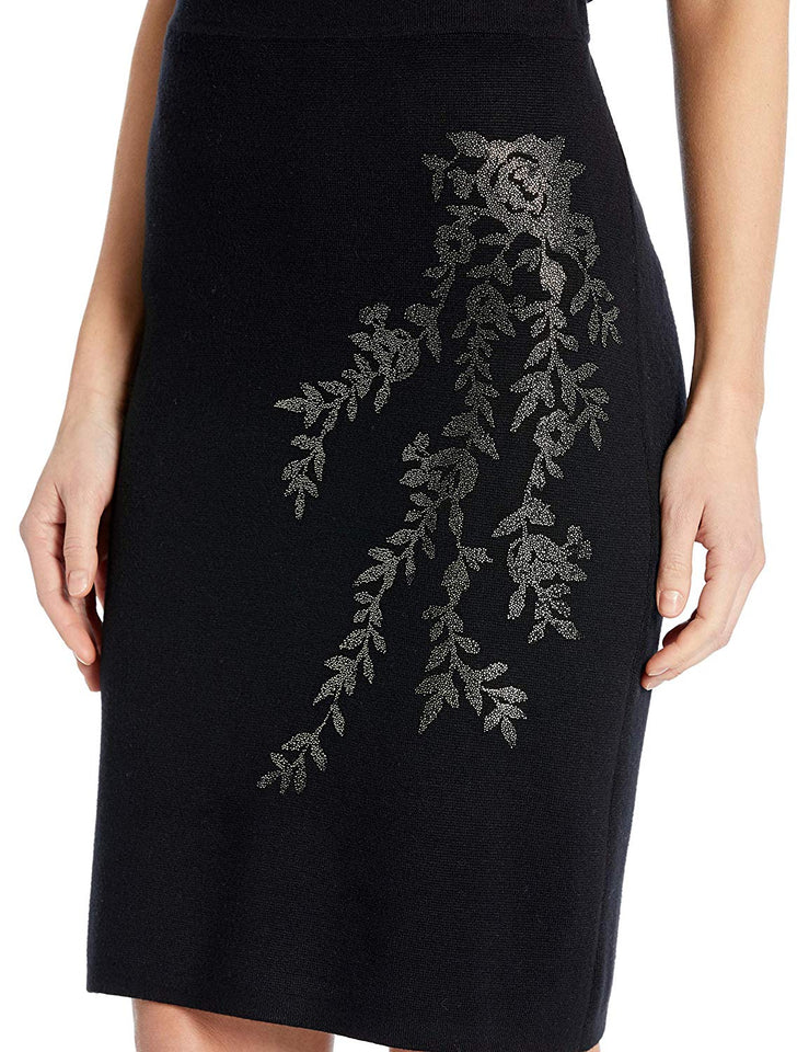 Calvin Klein Falda Bordada para Mujer
